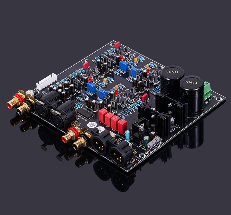 Reference Marantz Circuit for HDAM HI-END fully balanced preamplifier with Infrared remote control