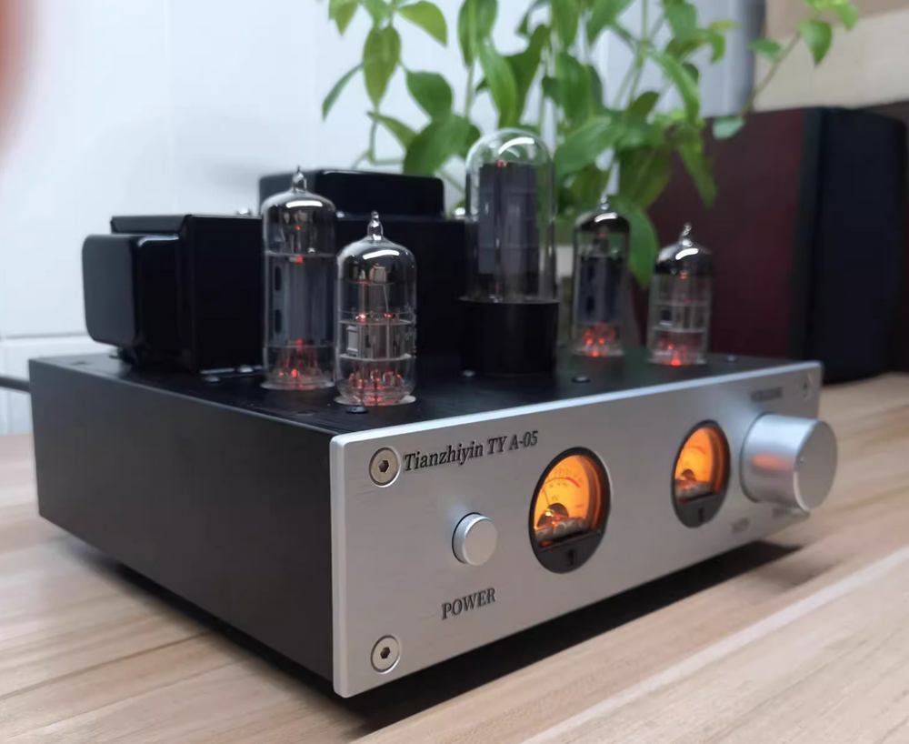 6P1 6N2 5Z2P single-ended class A tube amplifier VU meter power amplifier HIFI finished kit diy power amplifier 3.2W+3.2W