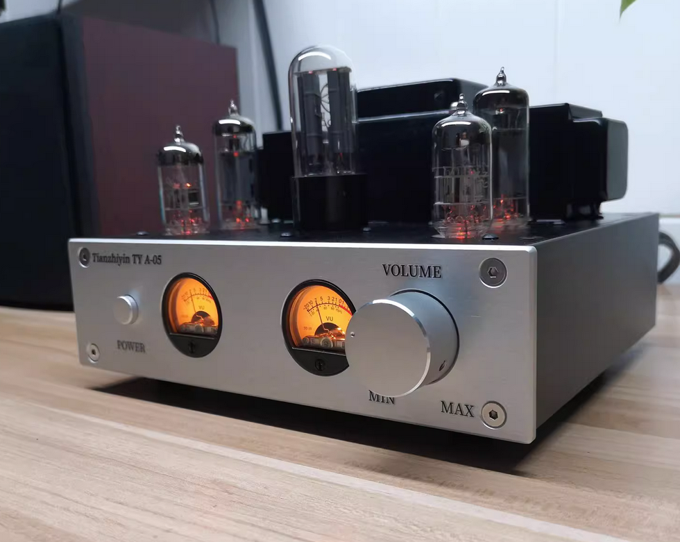 6P1 6N2 5Z2P single-ended class A tube amplifier VU meter power amplifier HIFI finished kit diy power amplifier 3.2W+3.2W
