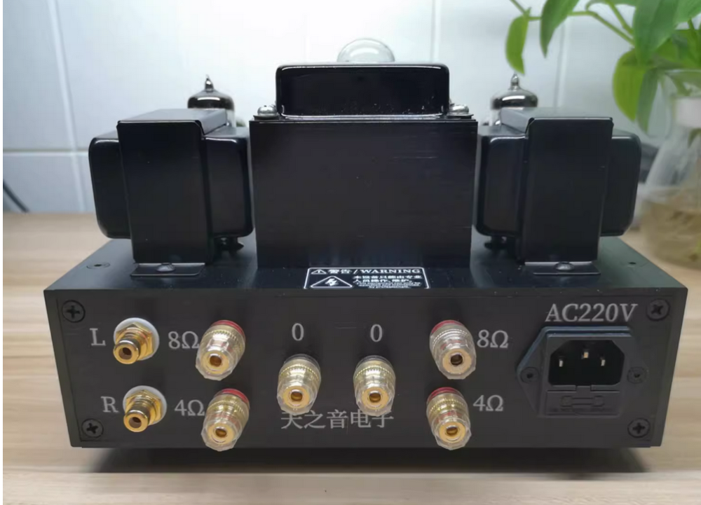 6P1 6N2 5Z2P single-ended class A tube amplifier VU meter power amplifier HIFI finished kit diy power amplifier 3.2W+3.2W