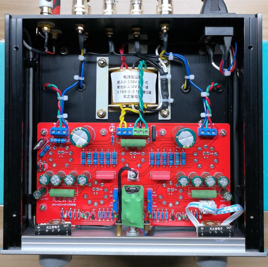 6P1 6N2 5Z2P single-ended class A tube amplifier VU meter power amplifier HIFI finished kit diy power amplifier 3.2W+3.2W
