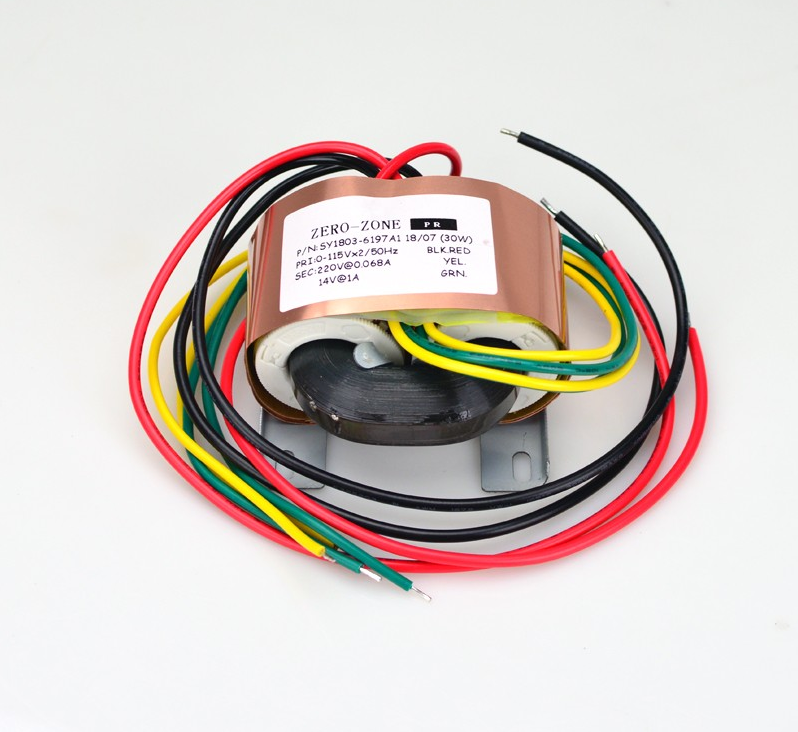 30W Pure Copper R-type Transformer Output: 0-220V 0-14V For Tube Preamp