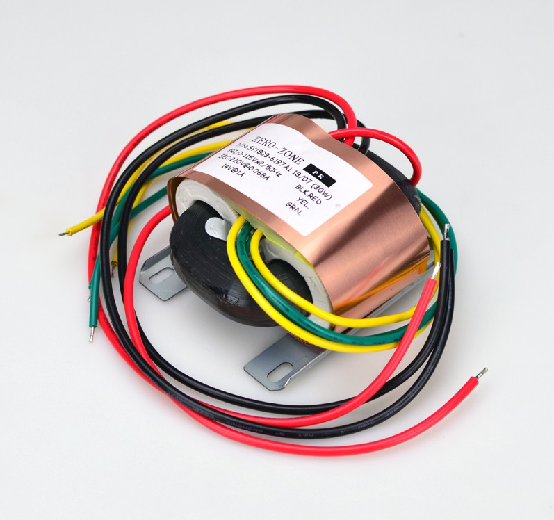 30W Pure Copper R-type Transformer Output: 0-220V 0-14V For Tube Preamp