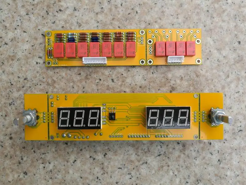 HiFi JV13 50K relay 128 version Remote Preamplifier Board Volume Control Board DIY kit / 4 Way Input