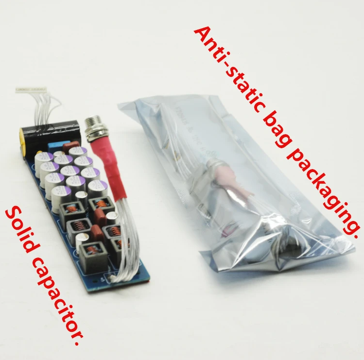 TeraDak Pro linear power supply  filter module DIY DC12V For MAC MINI/Macbook/ using silver plated wire + triple filter