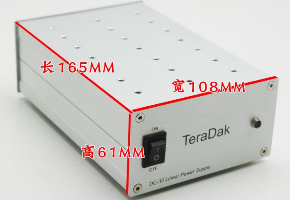 TeraDak DC-30W weiss int203  DC10V/2A HiFi linear power supply