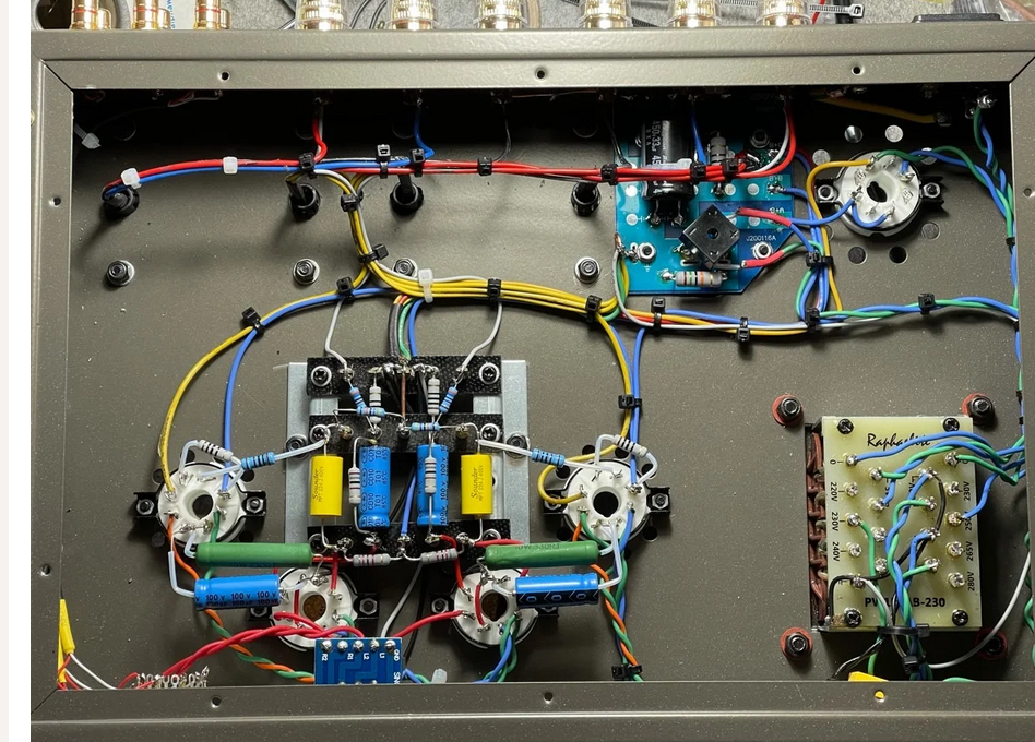 Raphael 6L6 tube single ended tube amplifier diy kit can be replaced with 6V6 KT66 EL34, etc.