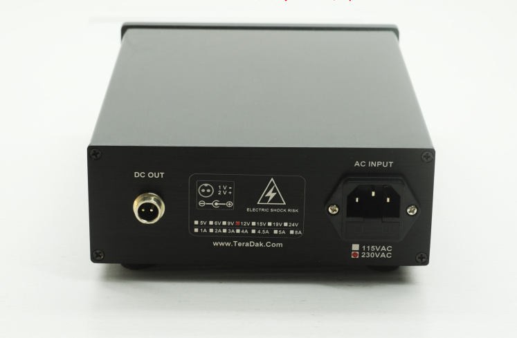 TeraDak DC-50W DacMagic100 HiFi linear power supply Audiophile PSU