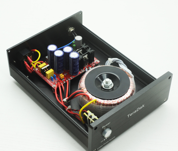 TeraDak DC-100W icon AMP 15V/5A Upgrade linear power supply HIFI DIY PSU