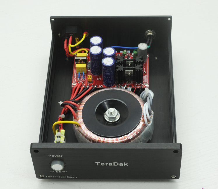 TeraDak DC-100W icon AMP 15V/5A Upgrade linear power supply HIFI DIY PSU