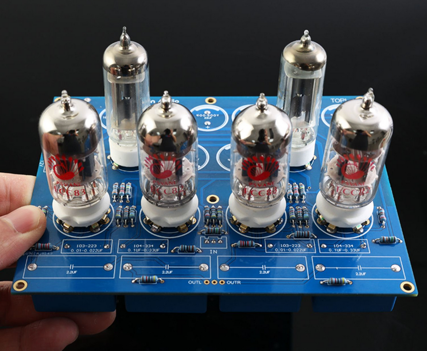 SRPP circuit HIFI DIY tube preamplifier Improve Marantz7 circuit with 12AX7 ECC83 tubes