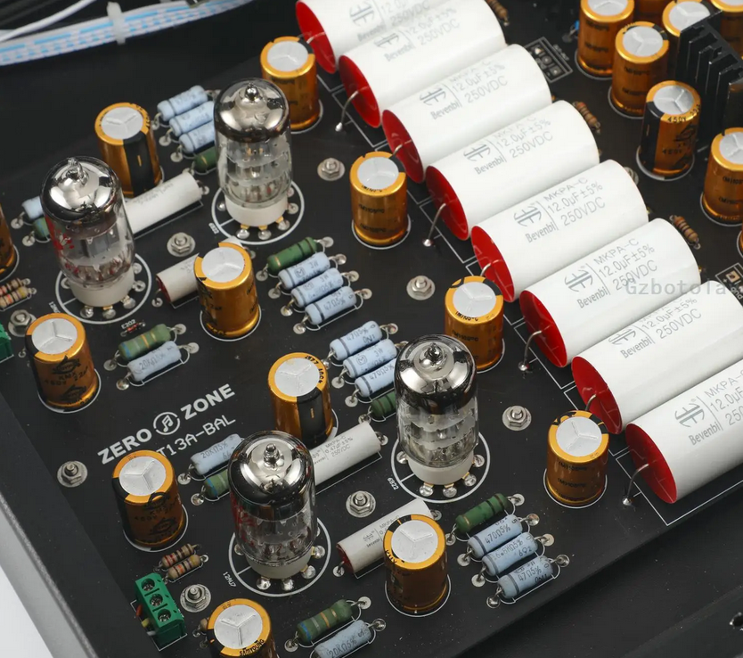 New arrive remote control ARC fully balanced tube preamplifier 6N11+ECC82 tube amplifier good sound