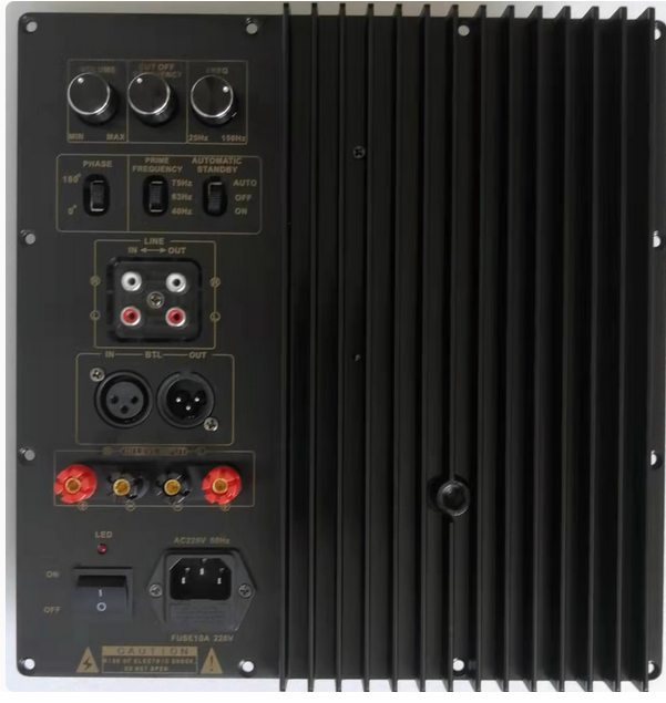 Super power 1000W active subwoofer amplifier board ,low pass filter subwoofer ,subwoofer power amplifier