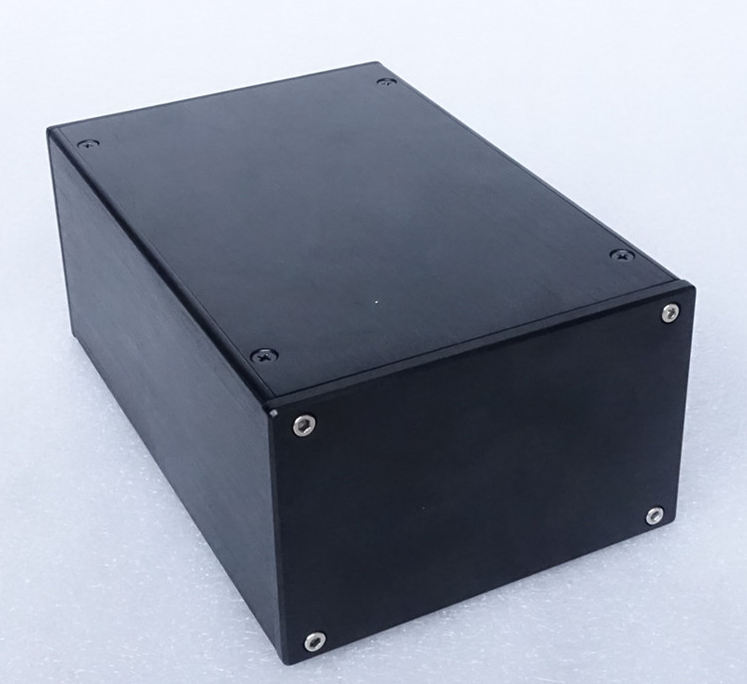 BZ1409P black full aluminum power supply chassis Isolation PSU case Multi purpose enclosure