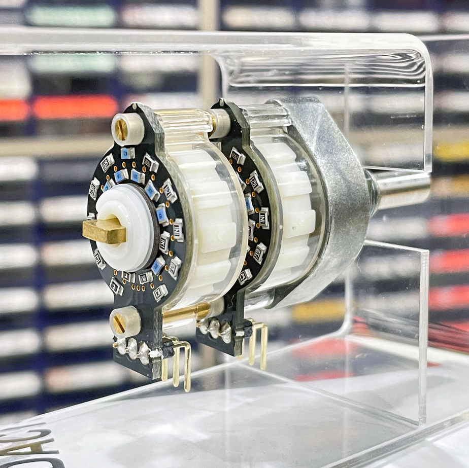 Original DACT potentiometer from Denmark 24 speed dual stereo stepper type 50K 100K 250K optional