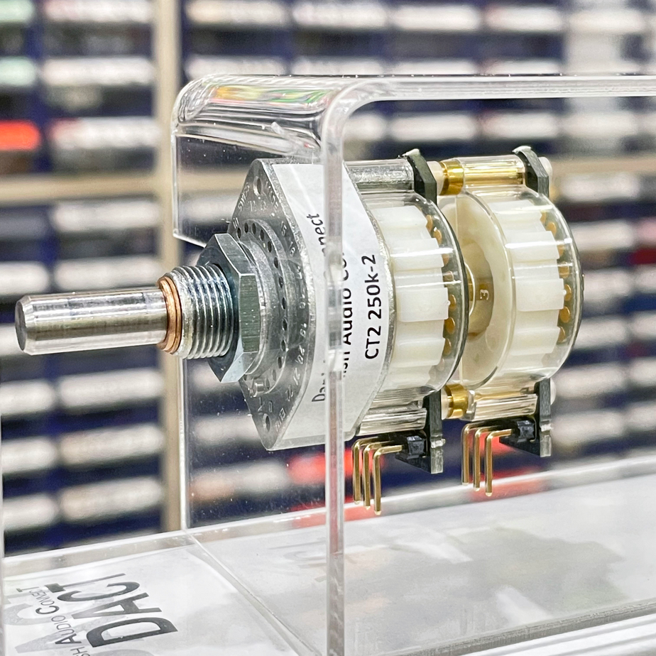 Original DACT potentiometer from Denmark 24 speed dual stereo stepper type 50K 100K 250K optional