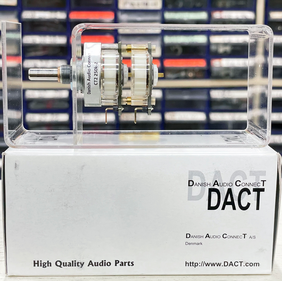 Original DACT potentiometer from Denmark 24 speed dual stereo stepper type 50K 100K 250K optional