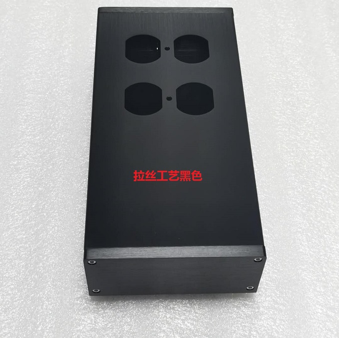 JR118 Aluminum alloy 4-position American standard power filter purifier chassis PSU case