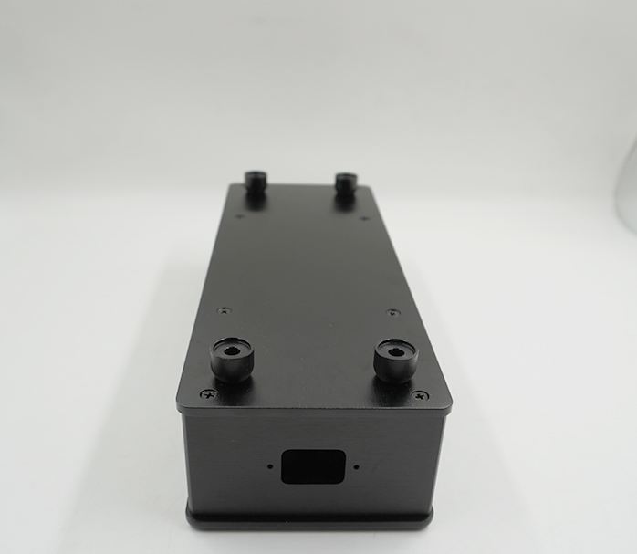 3206 black full aluminum American standard power socket chassis HIFI DIY PSU case 8-bit American standard socket