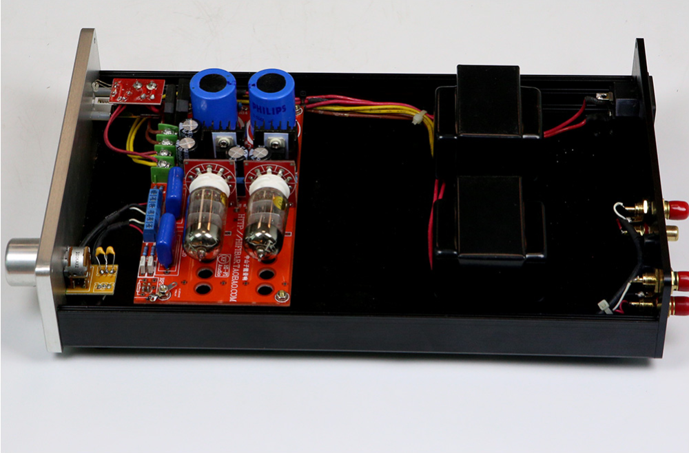 6N3/GE5670 HIFI SRPP circuit electronic tube preamplifier match Ultra thin aluminum chassis