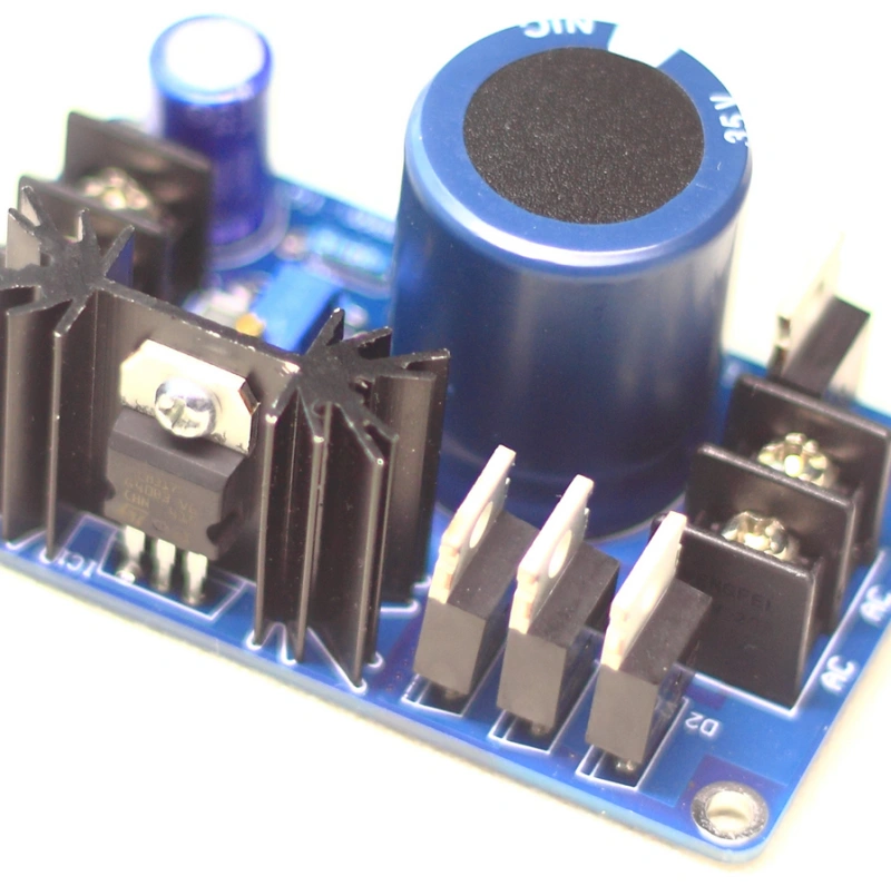 DIY LM317+TL431 rectifier filter linear adjustable voltage regulator power board