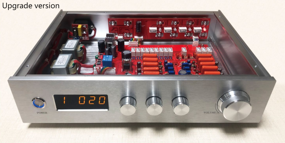 Original JFET Four transistor HIFI DIY Aduio preamplifier Has the charm of electronic tubes