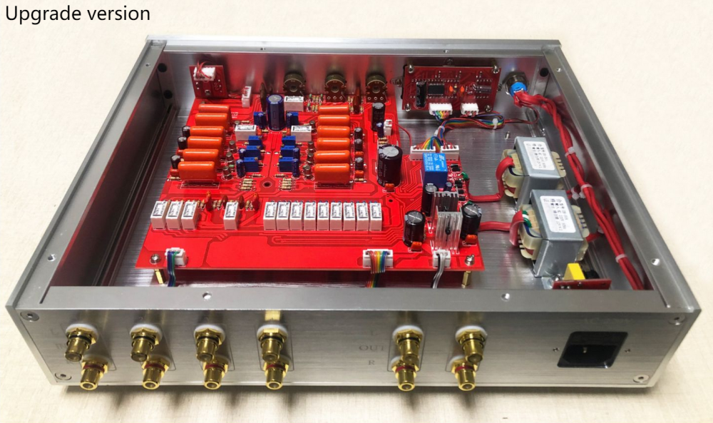 Original JFET Four transistor HIFI DIY Aduio preamplifier Has the charm of electronic tubes