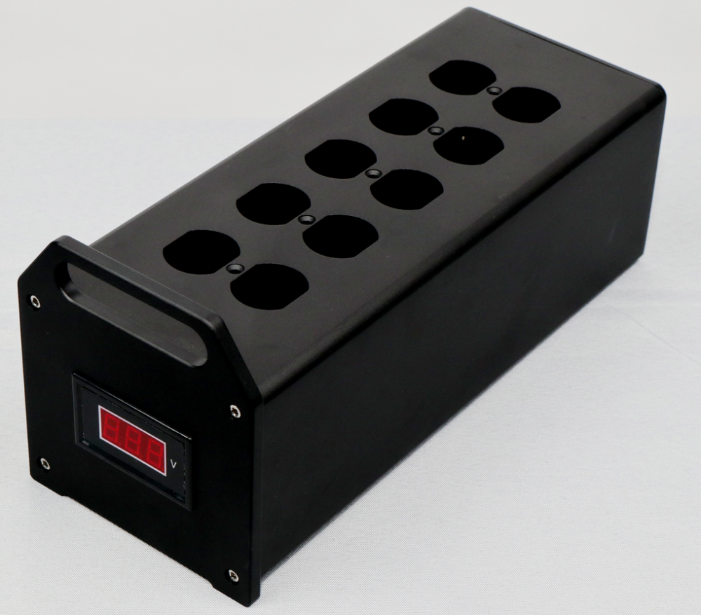PW1 Chassis of all aluminum alloy audio power purifier HIFI DIY American standard PSU case