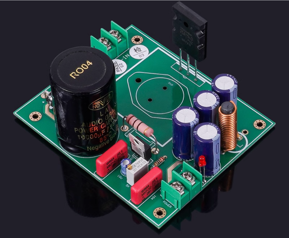 2-10A Linear high current regulated power board with low noise, high stability, and low internal resistance