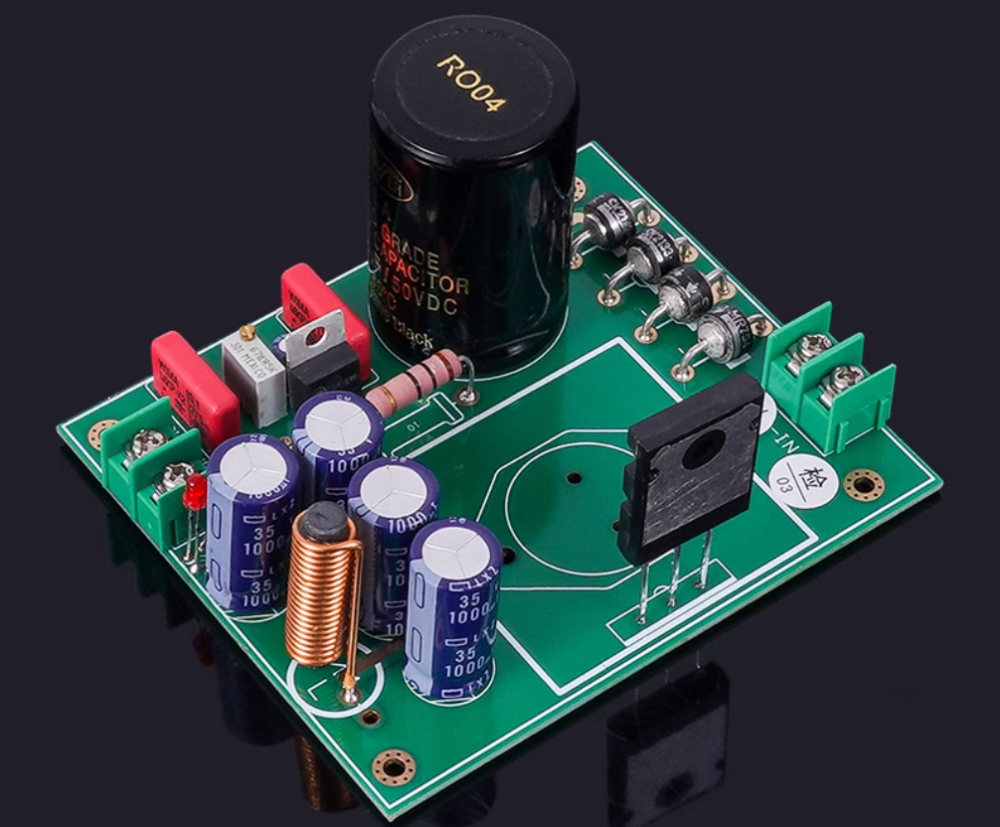 2-10A Linear high current regulated power board with low noise, high stability, and low internal resistance