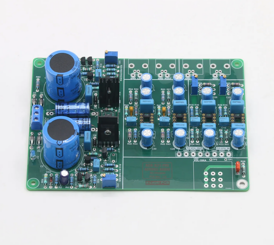 B21 Operational Amplifier Preamplifier Board /PCB HiFi Stereo Home Audio Pre-Amplifier
