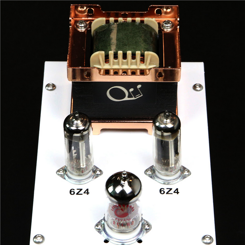6Z4+ECC82 HIFI DIY stereo tube preamplifier western electric model chassis
