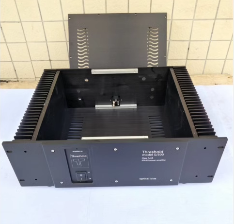 Small S500 Class A full aluminum amplifier chassis HIFI DIY case Audio Amp Enclosure Can install the US Threshold S500 circuit