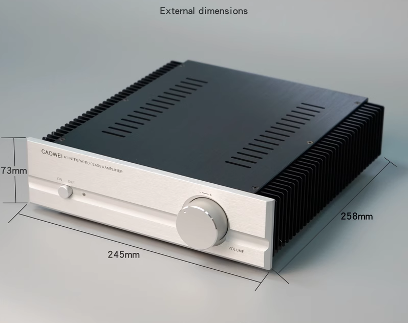 Musical Fidelity A1 25W*2 Pure Class A stereo HIFI Power Amplifier With Volume Knob