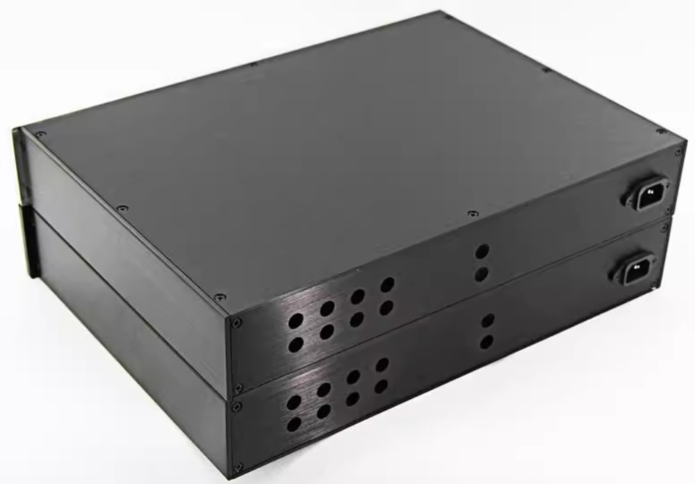 4307 aluminum power amplifier chassis preamplifier chassis/Enclosure/box with knob 430*308*70mm