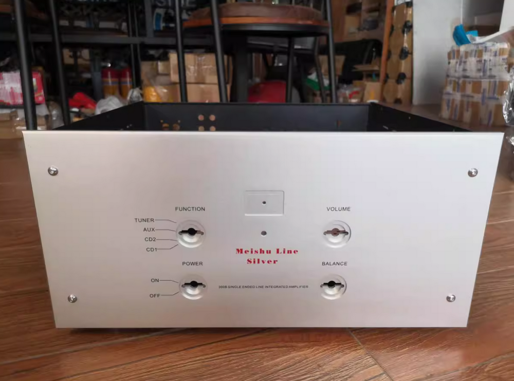 Big space Aluminum panel 300B tube amplifier Chassis Case Box Iron shielded Cabinet for DIY Audio Power Amplifier