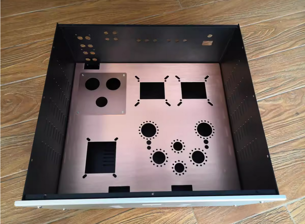 Big space Aluminum panel 300B tube amplifier Chassis Case Box Iron shielded Cabinet for DIY Audio Power Amplifier