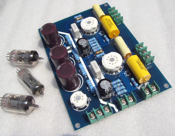 Finished QUAD -22 6N4 HIFI DIY tube preamp board