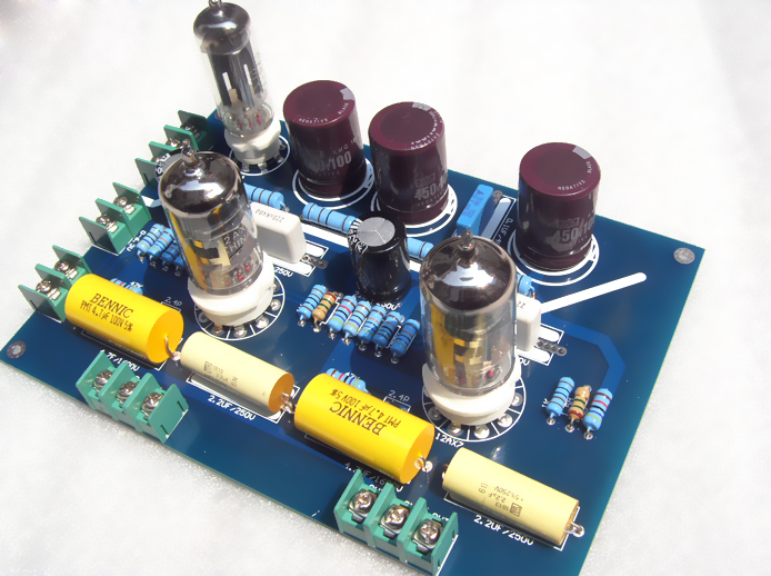 Finished QUAD -22 6N4 HIFI DIY tube preamp board