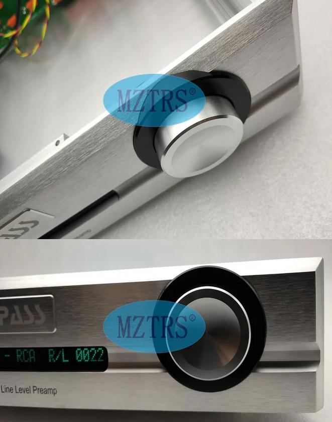 full Aluminum PASS preamplifier Chassis Fever Remote Volume Control Board Passive Front-end RCA Balanced XLR VFD Display