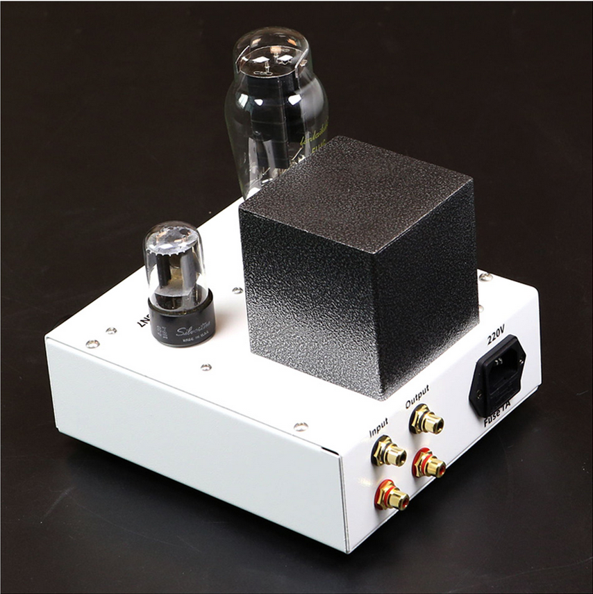 6SN7+5U4G HIFI DIY stereo tube preamplifier Paired with a similar Western Electric style chassis