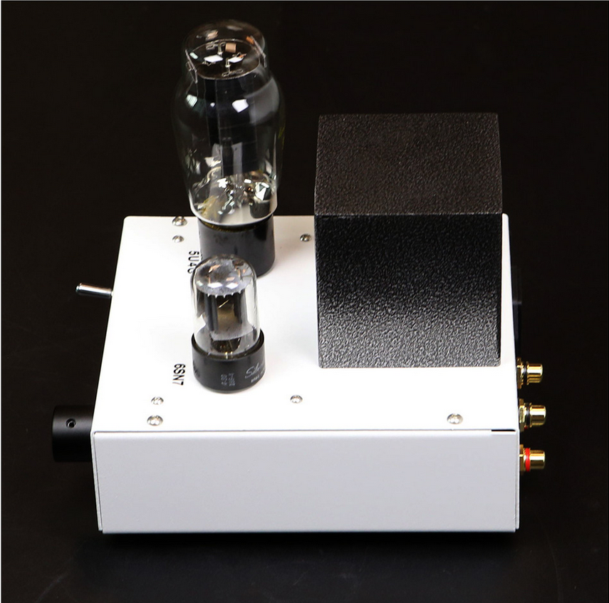 6SN7+5U4G HIFI DIY stereo tube preamplifier Paired with a similar Western Electric style chassis