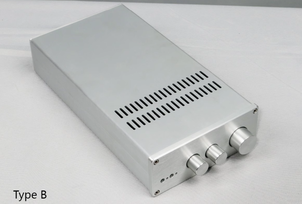 1707 Full aluminum amplifier chassis HIFI DIY tone Preamp case audio Amp box