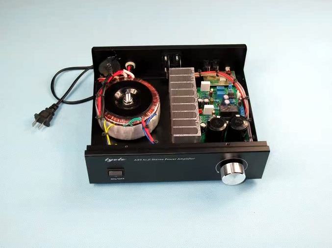 Finished 5532+TDA7294 HiFi stereo 60W+60W audio power amplifier With protective circuit