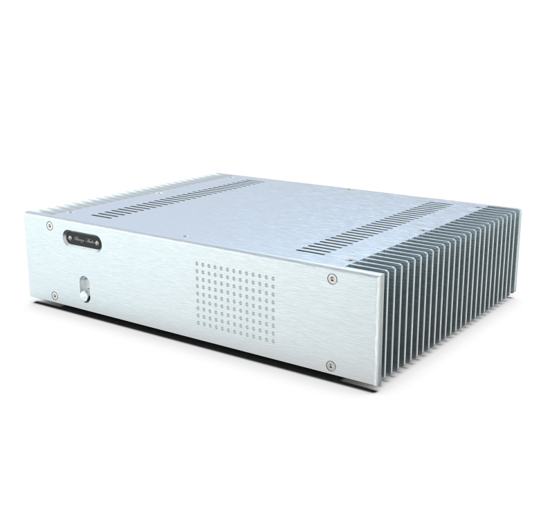 BZ3608A silver full aluminum HIFI DIY audio amplifier chassis CNC preamp case with heatsink