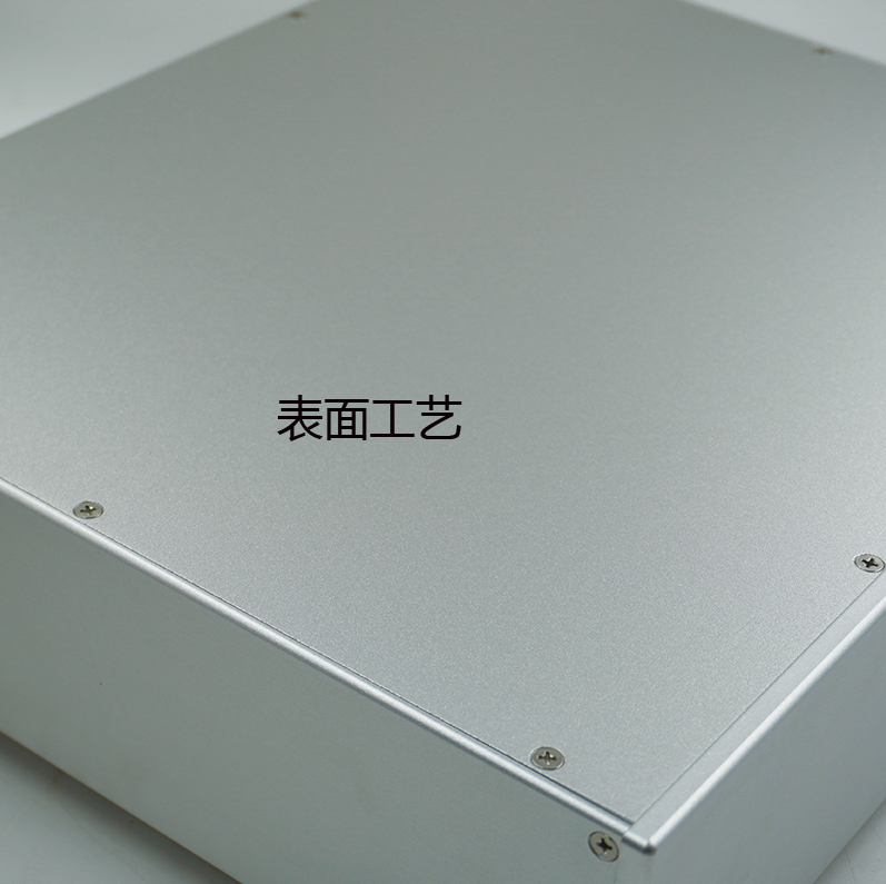 430 Full Aluminum DIY HiFi amplifier case silver power supply chassis decoder box 4395