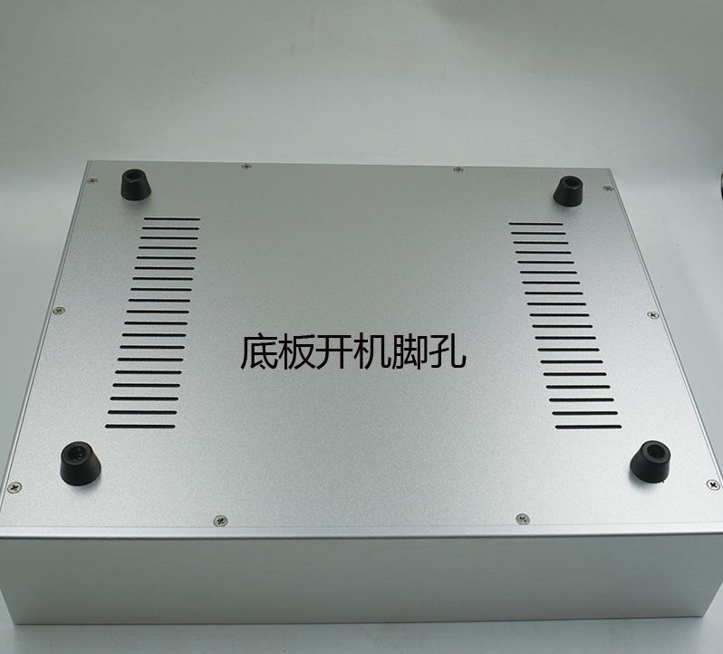 430 Full Aluminum DIY HiFi amplifier case silver power supply chassis decoder box 4395