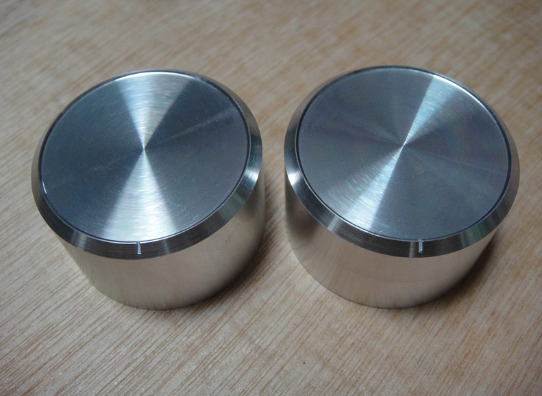 1 pcs Diameter 38mm height 22mm aluminum alloy solid knob volume potentiometer knob hifi audio amplifier knob
