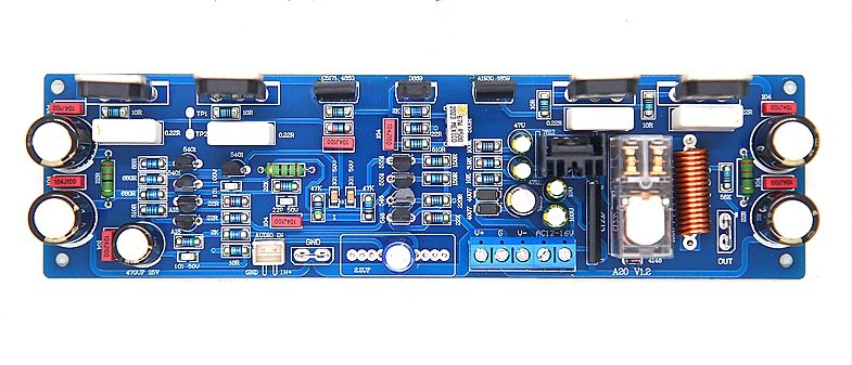 A20 mono HiFi DIY 200W audio power amplifier board with delay protection circuit