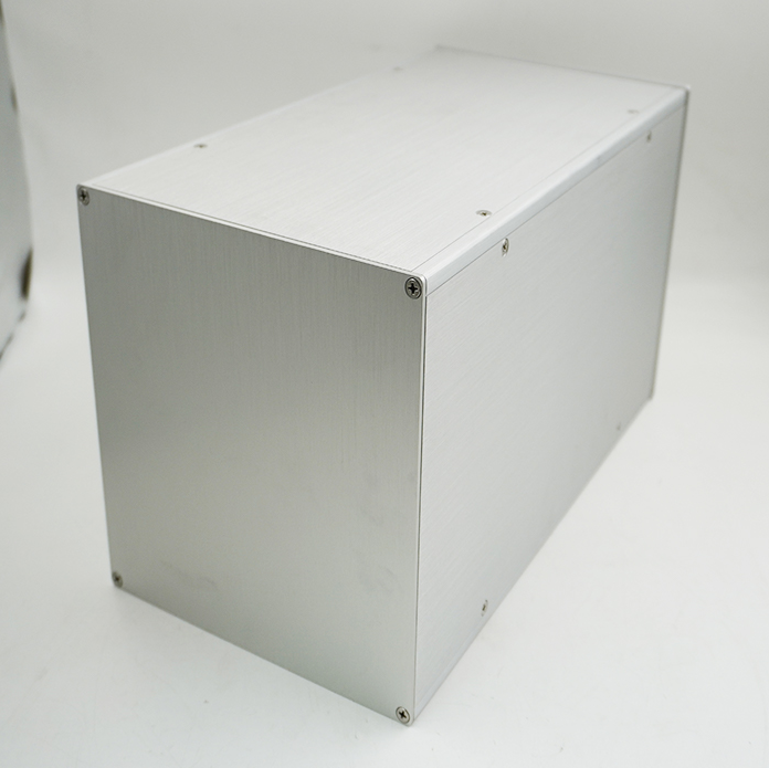 390 silver full aluminum Isolation power supply chassis Multi purpose HIFI DIY shell PSU box